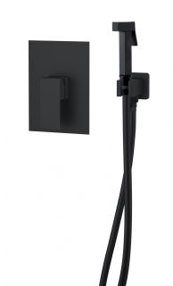 Гигиенический душ со смесителем DQ Bayern.Liszt DA1515005 чёрный